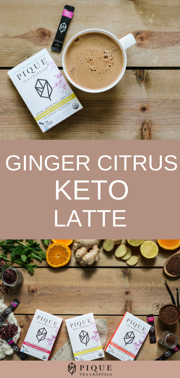 Ginger Citrus Keto Latte