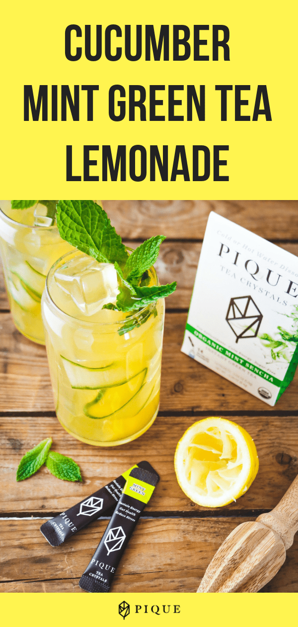 Cucumber Mint Green Tea Lemonade Pinterest