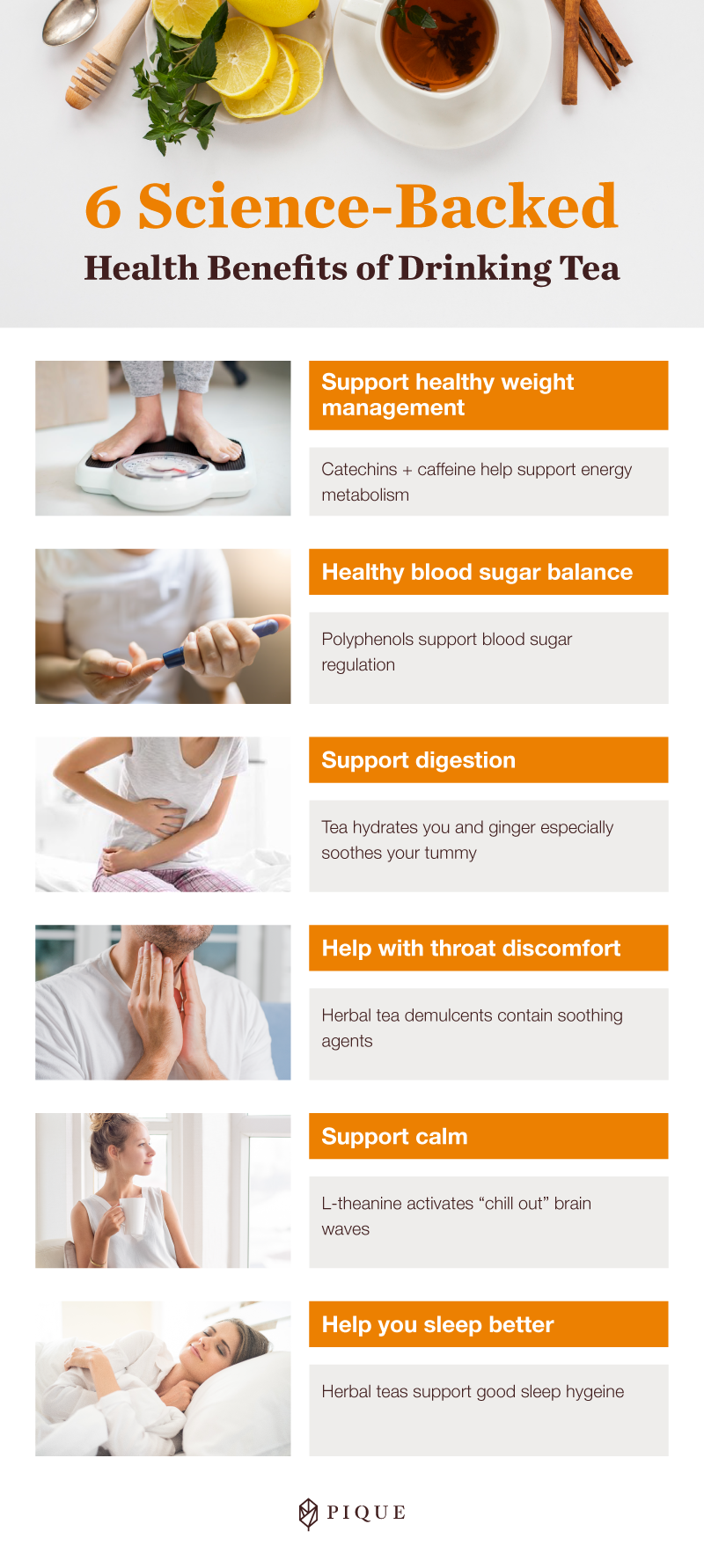 6 Science-Backed Health Benefits of Drinking Tea