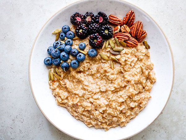 Earl Grey Oatmeal with Fruits