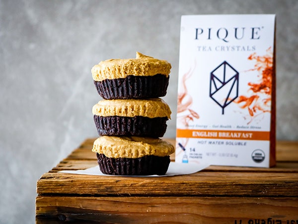 English Breakfast Pumpkin Brownie Cheesecakes Finished Product