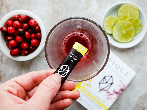 Ginger Cranberry Moscow Mule Process Image