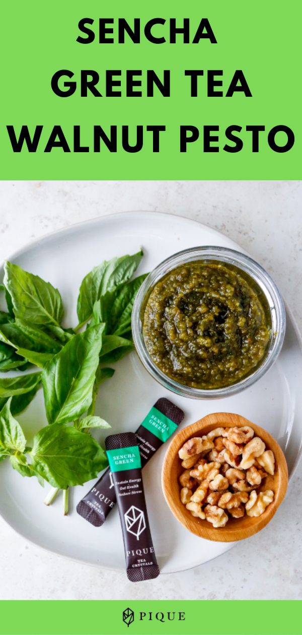 Sencha Green Tea Walnut Pesto Pinterest