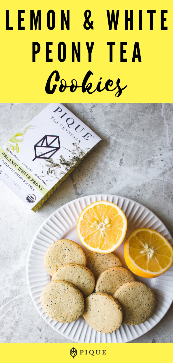 Lemon White Peony Tea Cookies