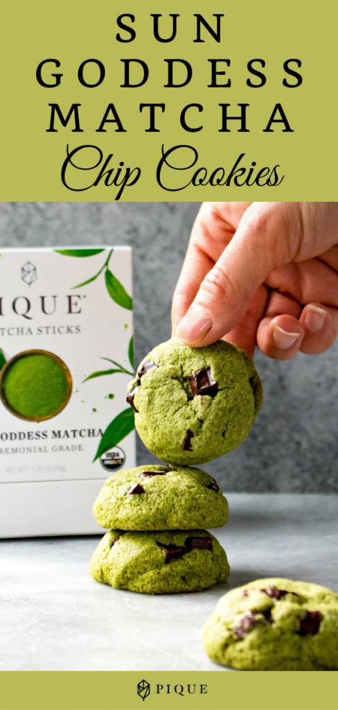 Sun Goddess Matcha Chip Cookies