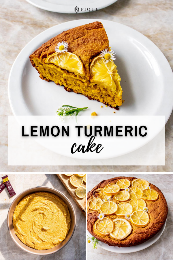 Lemon Turmeric Tea Cake