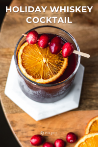 Holiday Whiskey Cocktail