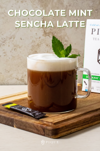 Chocolate Mint Sencha Latte