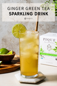 Ginger Green Tea Sparkling Drink