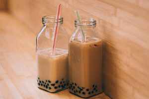What is oolong milk tea-