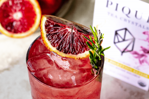 Blood Orange Ginger Spritz