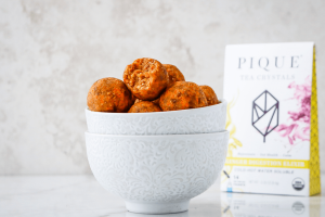 Ginger Carrot Cake Bliss Balls