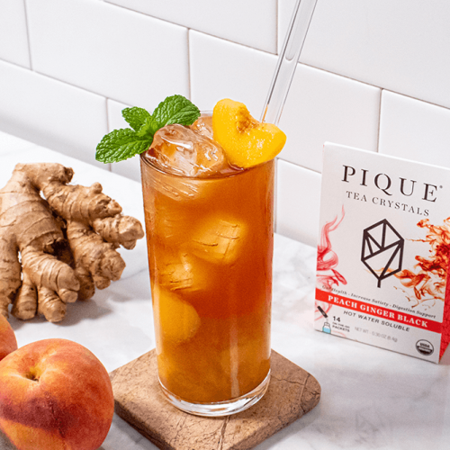 Ginger Peach Iced Tea