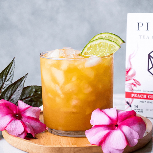 Ginger Peach Rum Punch