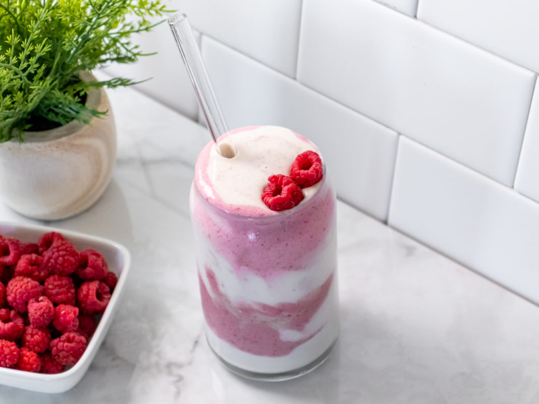 Raspberry Hibiscus Coconut Cloud Smoothie